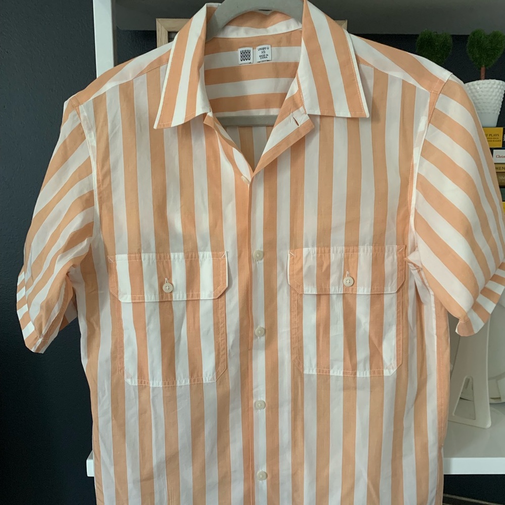 UNIQLO U Striped Camp Shirt
